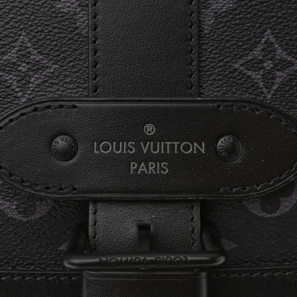 Louis Vuitton Monogram Eclipse Saumur Backpack 6 of 9