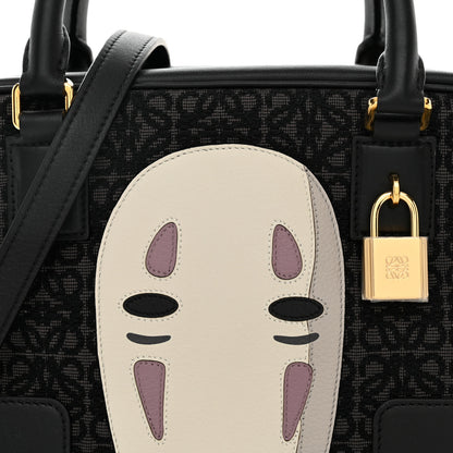 Loewe X SPIRITED AWAY Jacquard Calfskin No Face Amazona 19 Anthracite 7 of 9