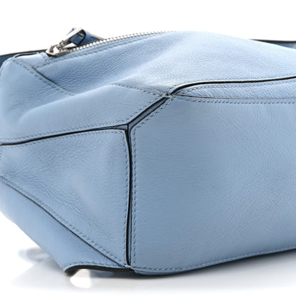 Loewe Calfskin Small Puzzle Bumbag Dusty Blue 10 of 12