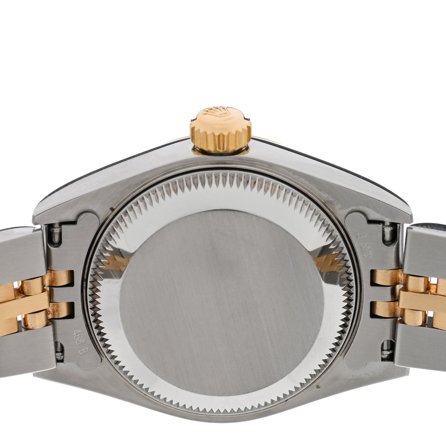 Rolex Stainless Steel 18K Yellow Gold Diamond 26mm Oyster Perpetual Datejust Watch Champagne 79173 4 of 4