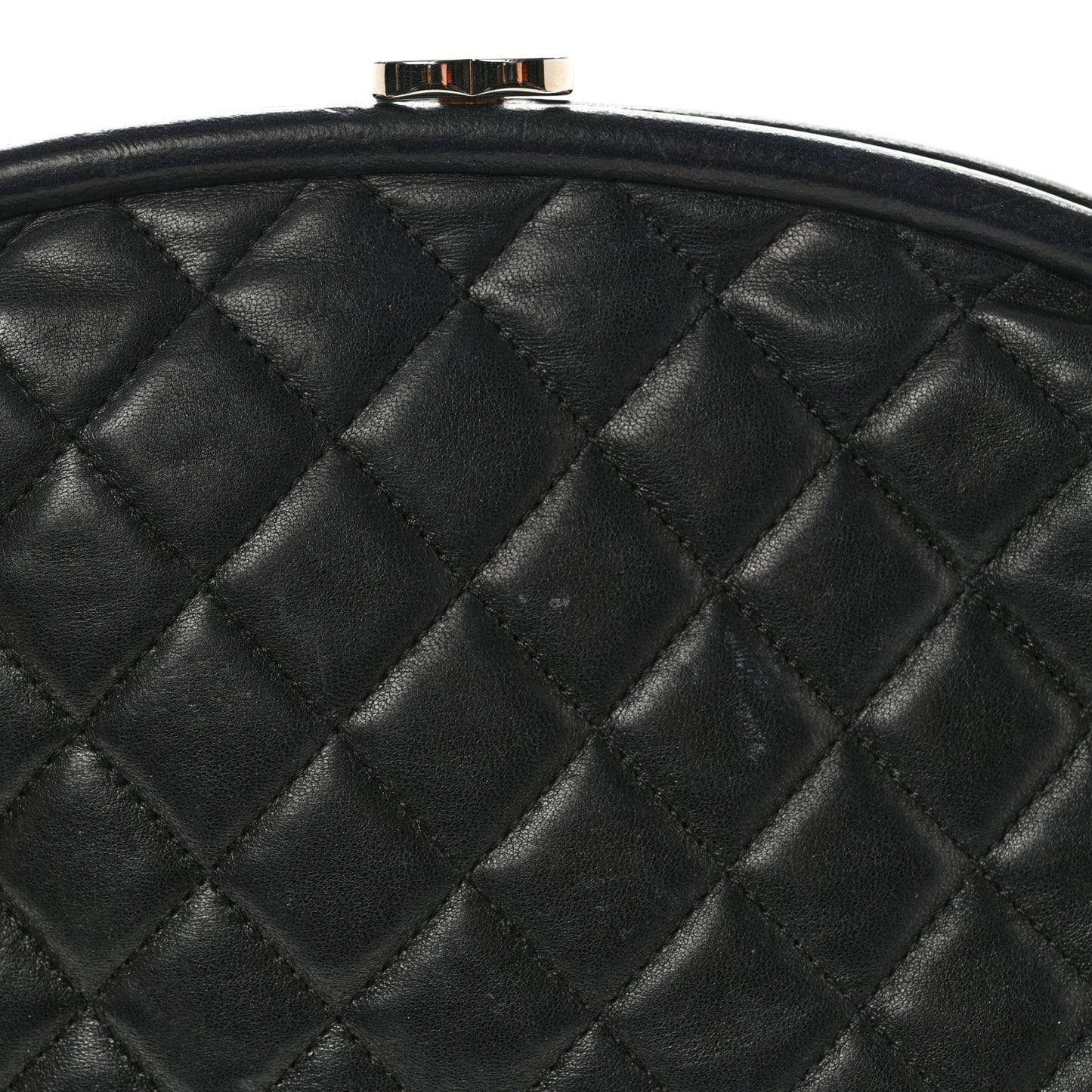 Lambskin Quilted Timeless Clutch Black
