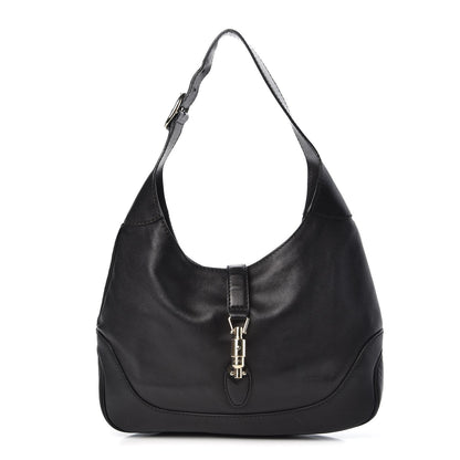 Gucci Calfskin Medium New Jackie Shoulder Bag Black 1 of 9