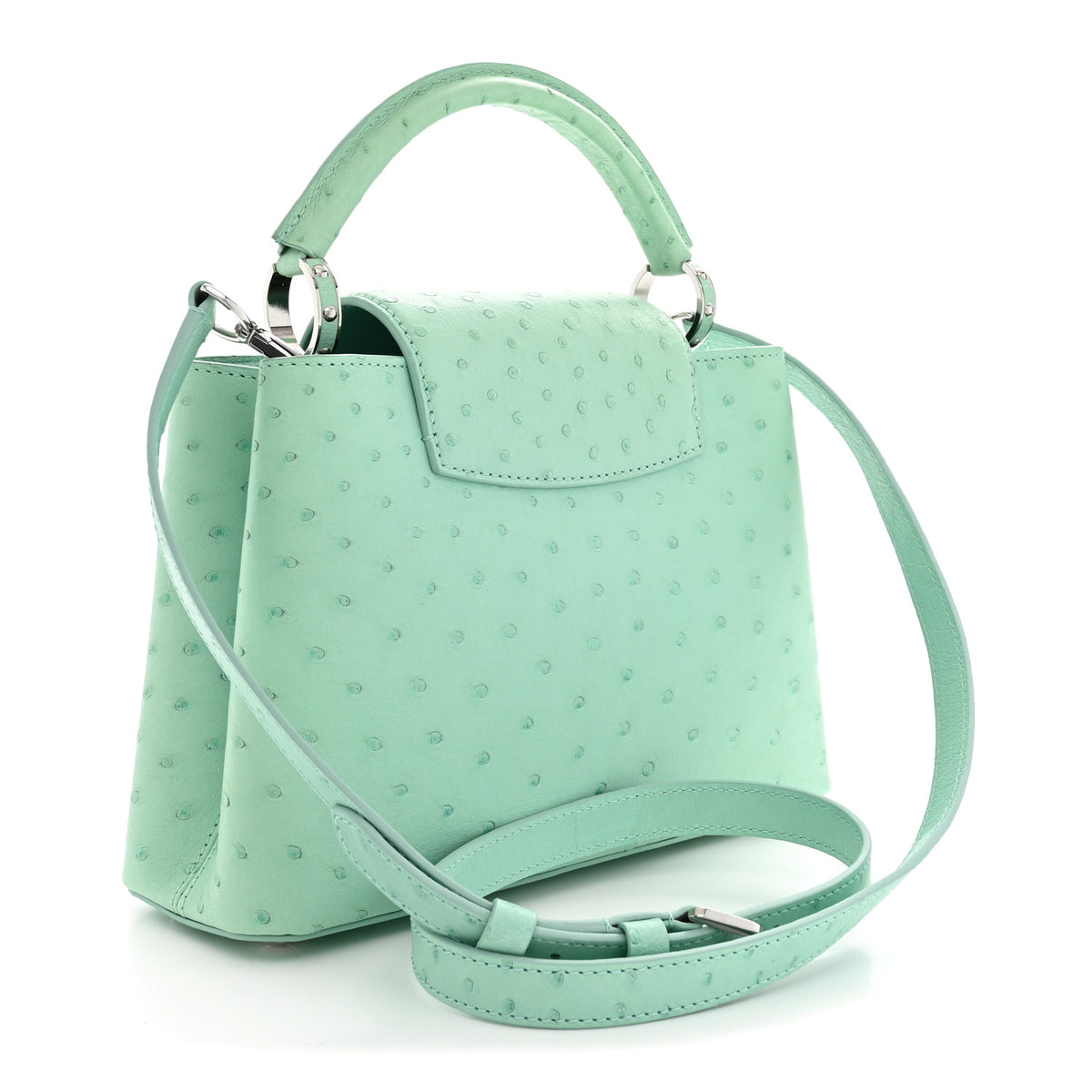 Louis Vuitton Ostrich Capucines BB Vert Celadon 3 of 9