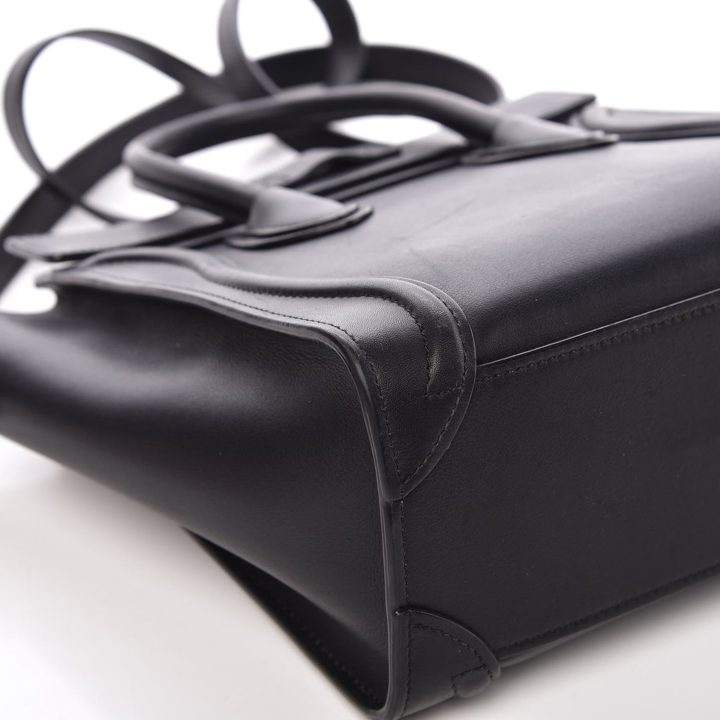 Smooth Calfskin Nano Luggage Black