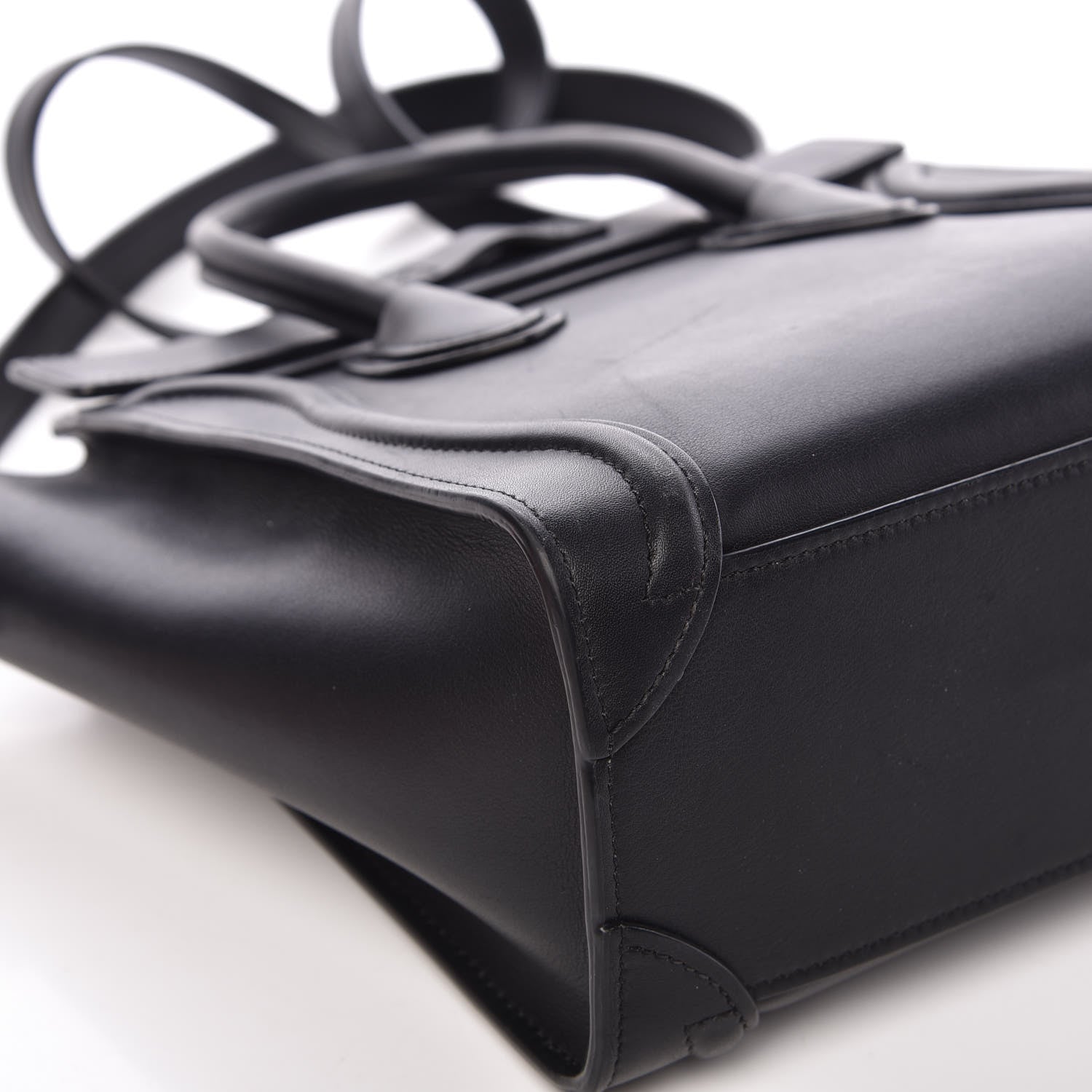 Celine Smooth Calfskin Nano Luggage Black 13 of 14