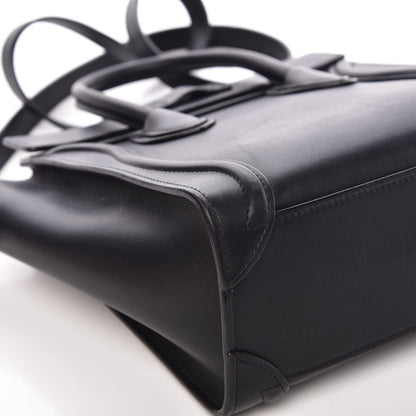 Celine Smooth Calfskin Nano Luggage Black 13 of 14