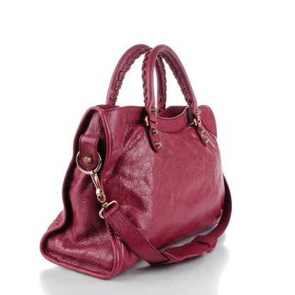Balenciaga Agneau Giant 12 Rose Gold Hardware City Cassis 3 of 7