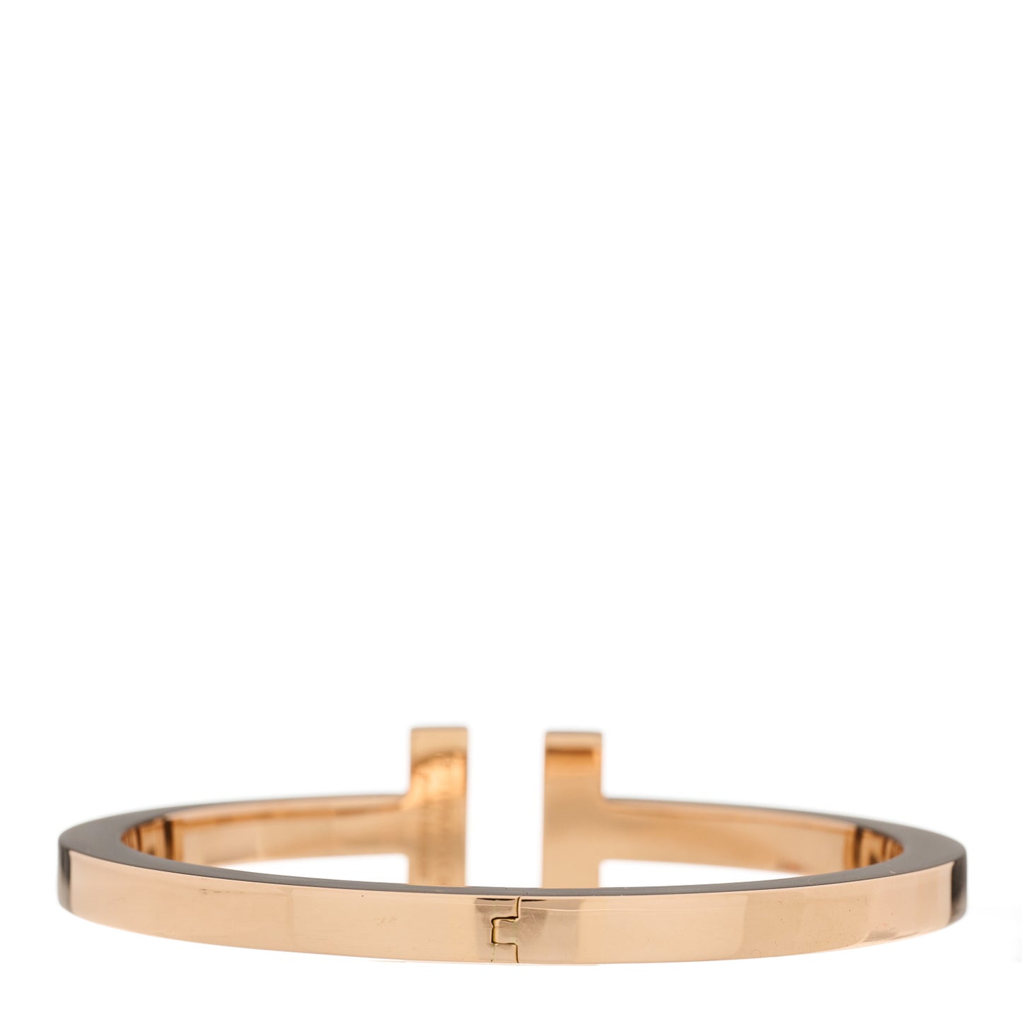 18K Rose Gold T Square Bracelet
