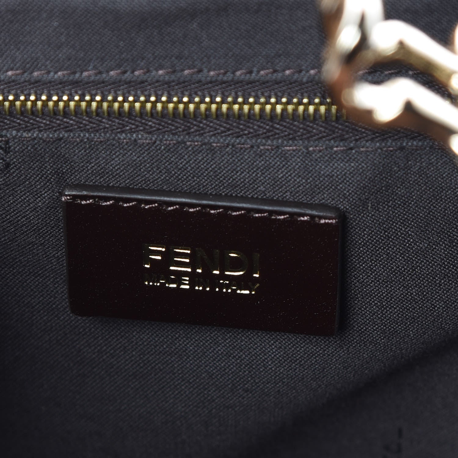 Fendi Zucca Star Embellished Bag De Jour Tobacco 8 of 13
