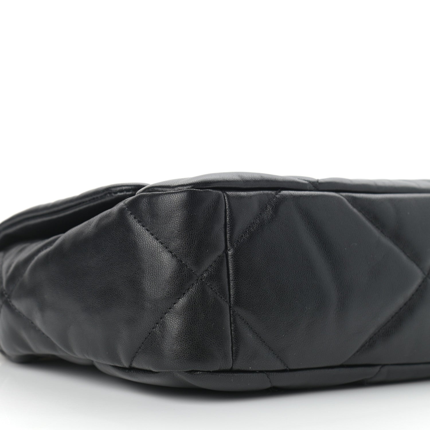 Chanel Goatskin Quilted Medium Chanel 19 Flap Black 8 of 9