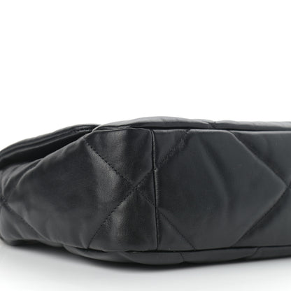 Chanel Goatskin Quilted Medium Chanel 19 Flap Black 8 of 9