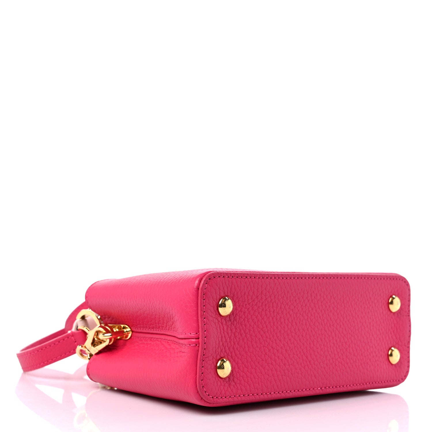Louis Vuitton Taurillon Flower Chain Capucines Mini Rose Pondicherry 4 of 8