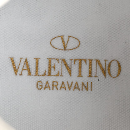 Valentino Garavani Calfskin Mens Open Skate Sneakers 44 White Black 7 of 12
