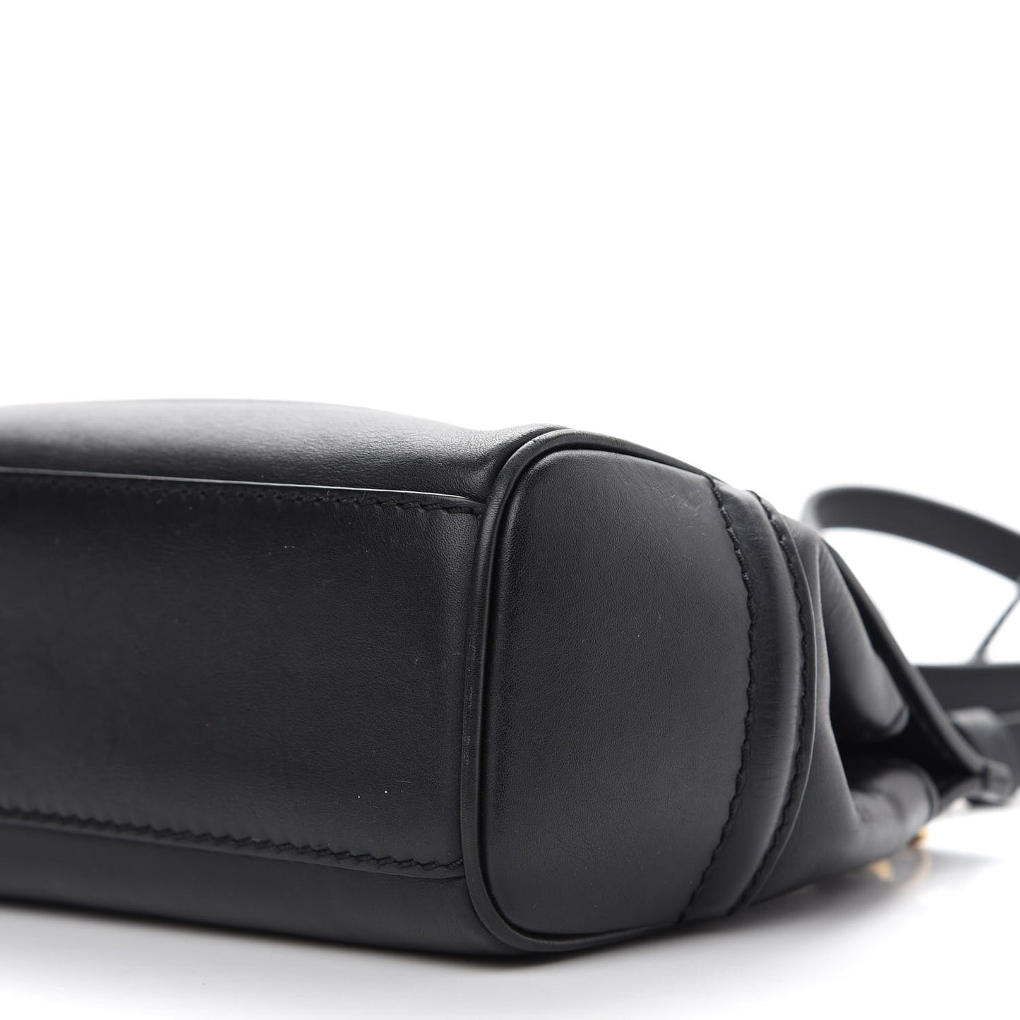 Calfskin Medium Palazzo Empire Crossbody Bag Black