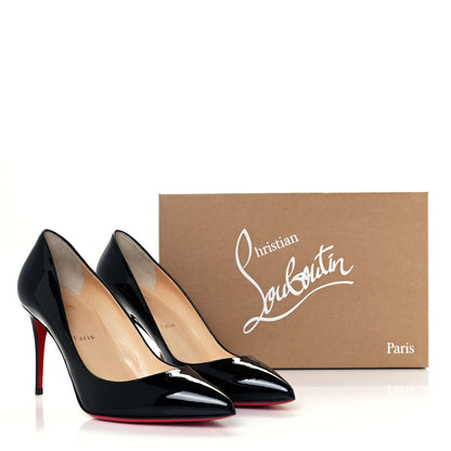 Christian Louboutin Patent Pigalle Follies 85 Pumps 40.5 Black 10 of 10
