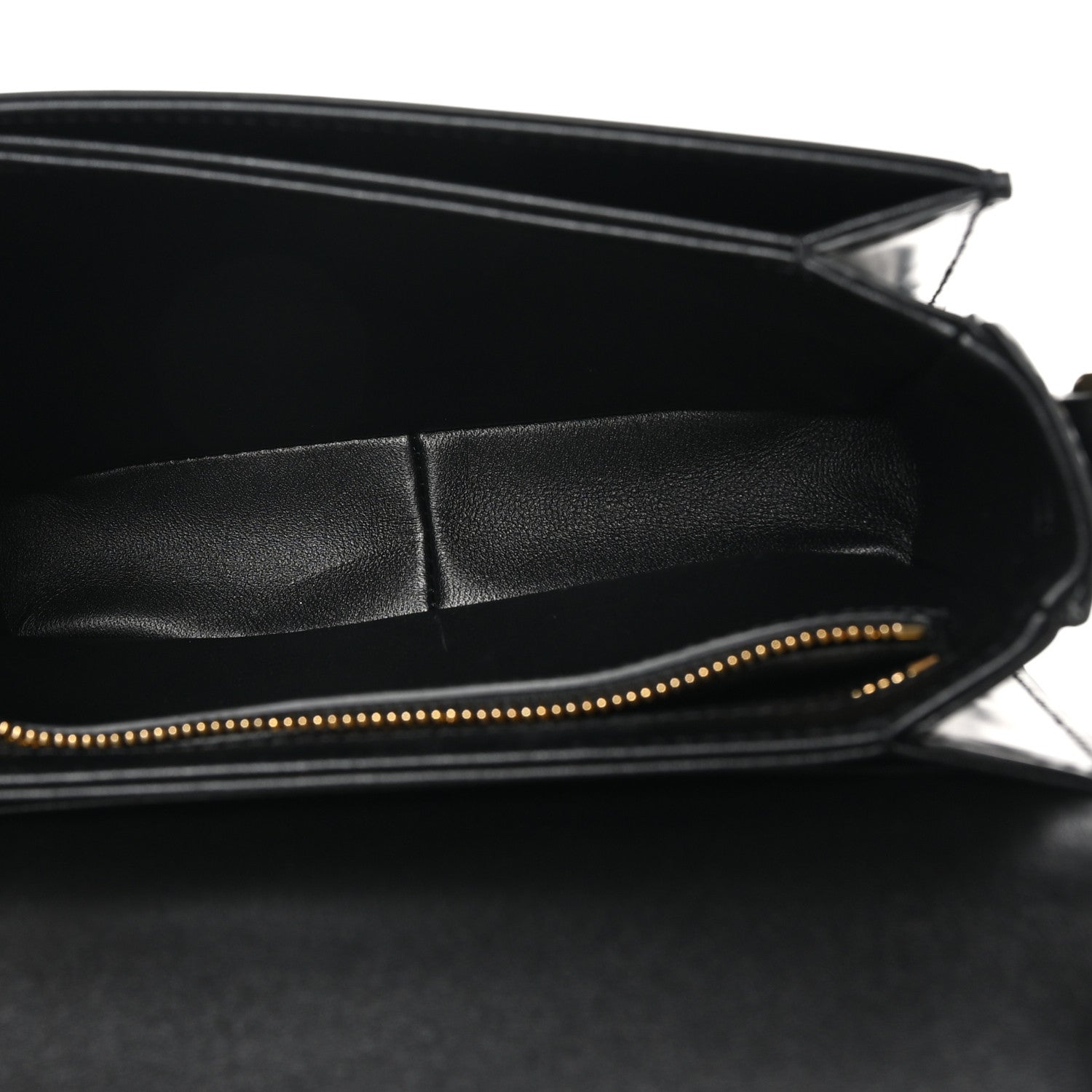 Celine Shiny Calfskin Teen Triomphe Black 5 of 10