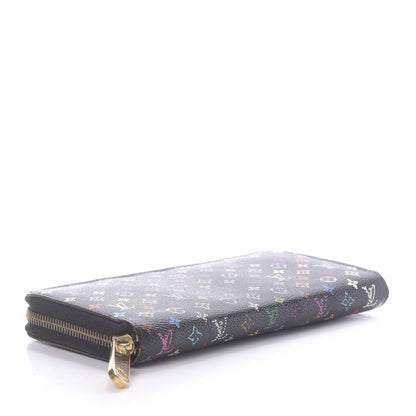 Louis Vuitton Monogram Multicolor Zippy Wallet Black Grenade 4 of 12