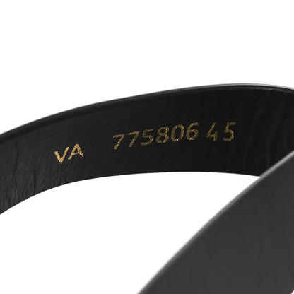 Saint Laurent Calfskin Mens Cassandra Monogram Sandals 45 Black 10 of 11