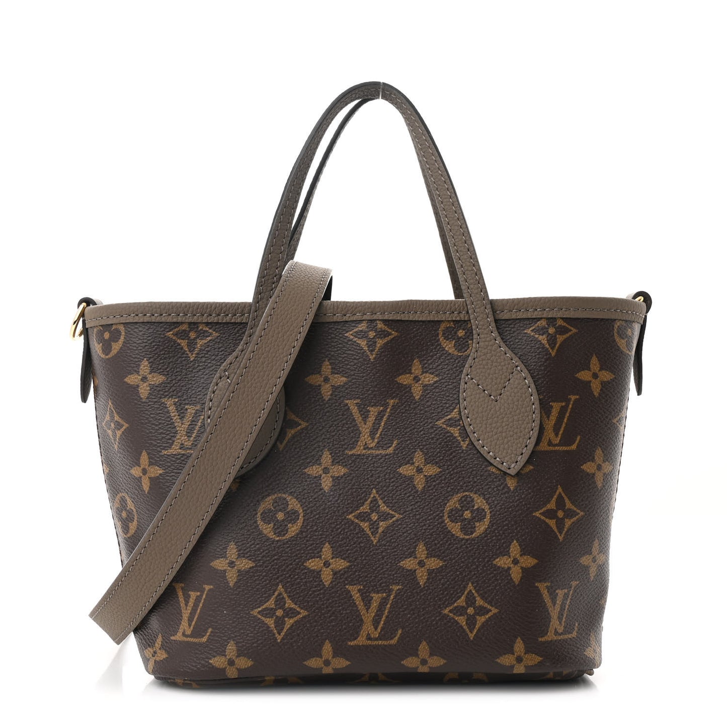 Monogram Neverfull Inside Out Bandouliere BB Dark Fango