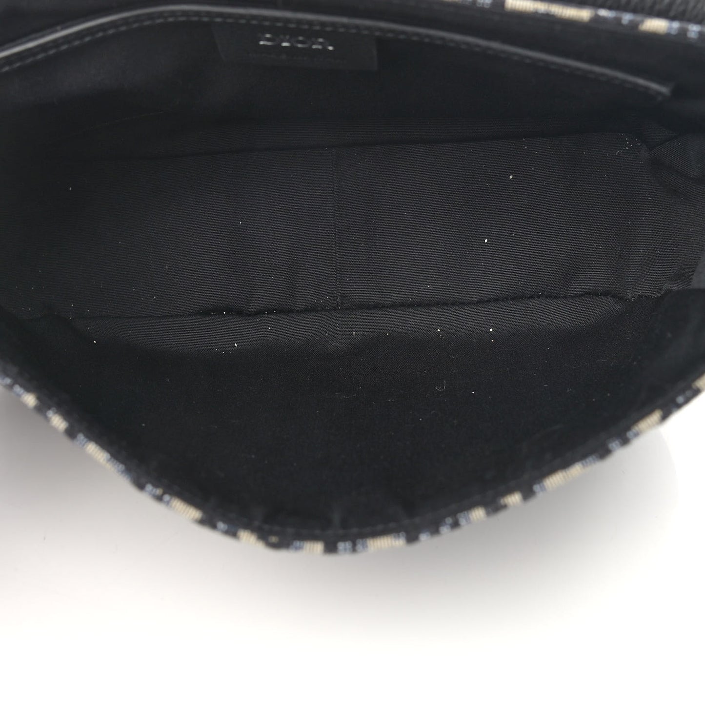 Oblique Saddle Messenger Beige Black