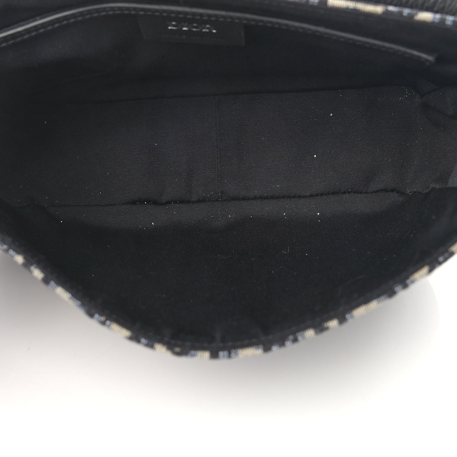 Christian Dior Oblique Saddle Messenger Beige Black 5 of 9