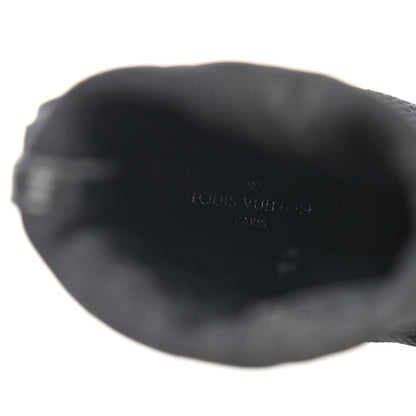 Louis Vuitton Monogram Stretch Fabric Silhouette Ankle Boots 36 Black 7 of 11