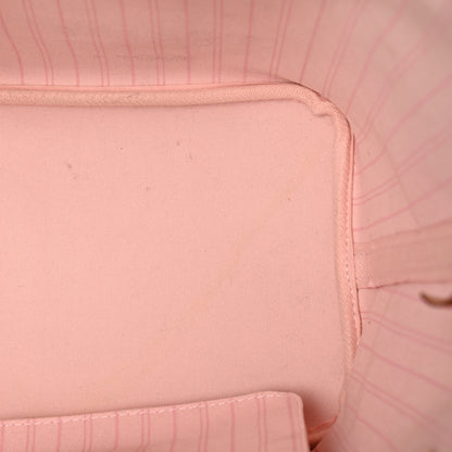 Louis Vuitton Damier Azur Neo Neverfull MM Rose Ballerine 12 of 12