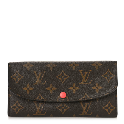 Louis Vuitton Monogram Emilie Wallet Poppy 1 of 9