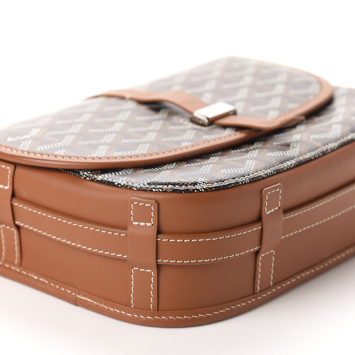 Goyard Goyardine Belvedere II PM Messenger Bag Black Gold 6 of 11