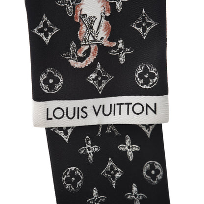Louis Vuitton Silk Catogram Classic Bandeau Black 5 of 5