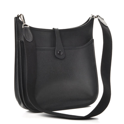 Hermes Epsom Evelyne II PM Black 3 of 7