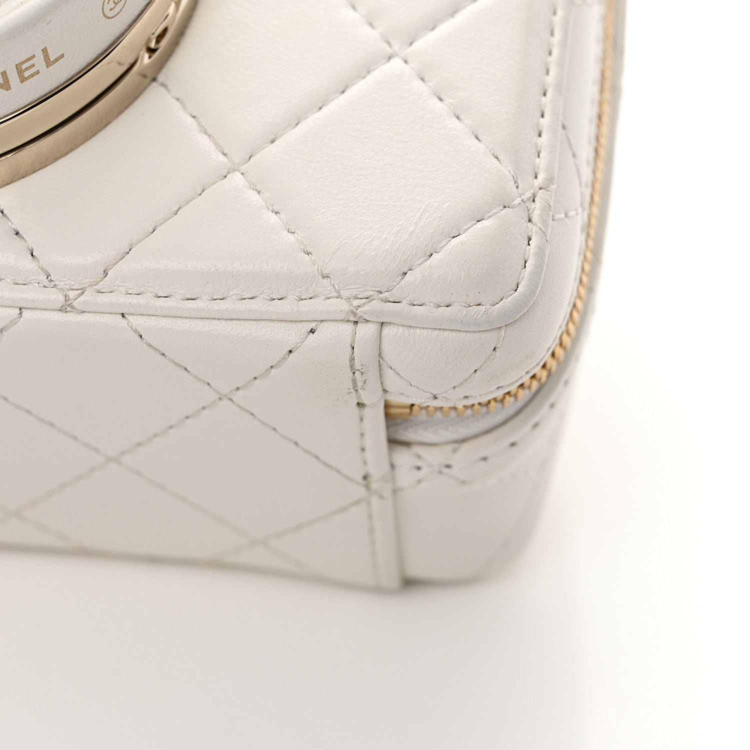 Chanel Lambskin Quilted Coco Click Bag White 11 of 11