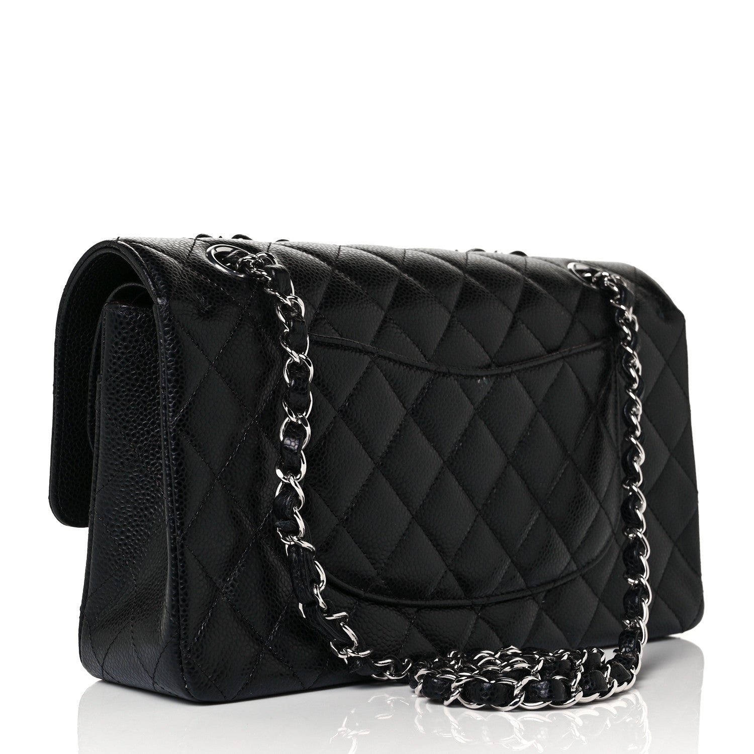 Chanel Caviar Quilted Medium Double Flap Black 4 of 21