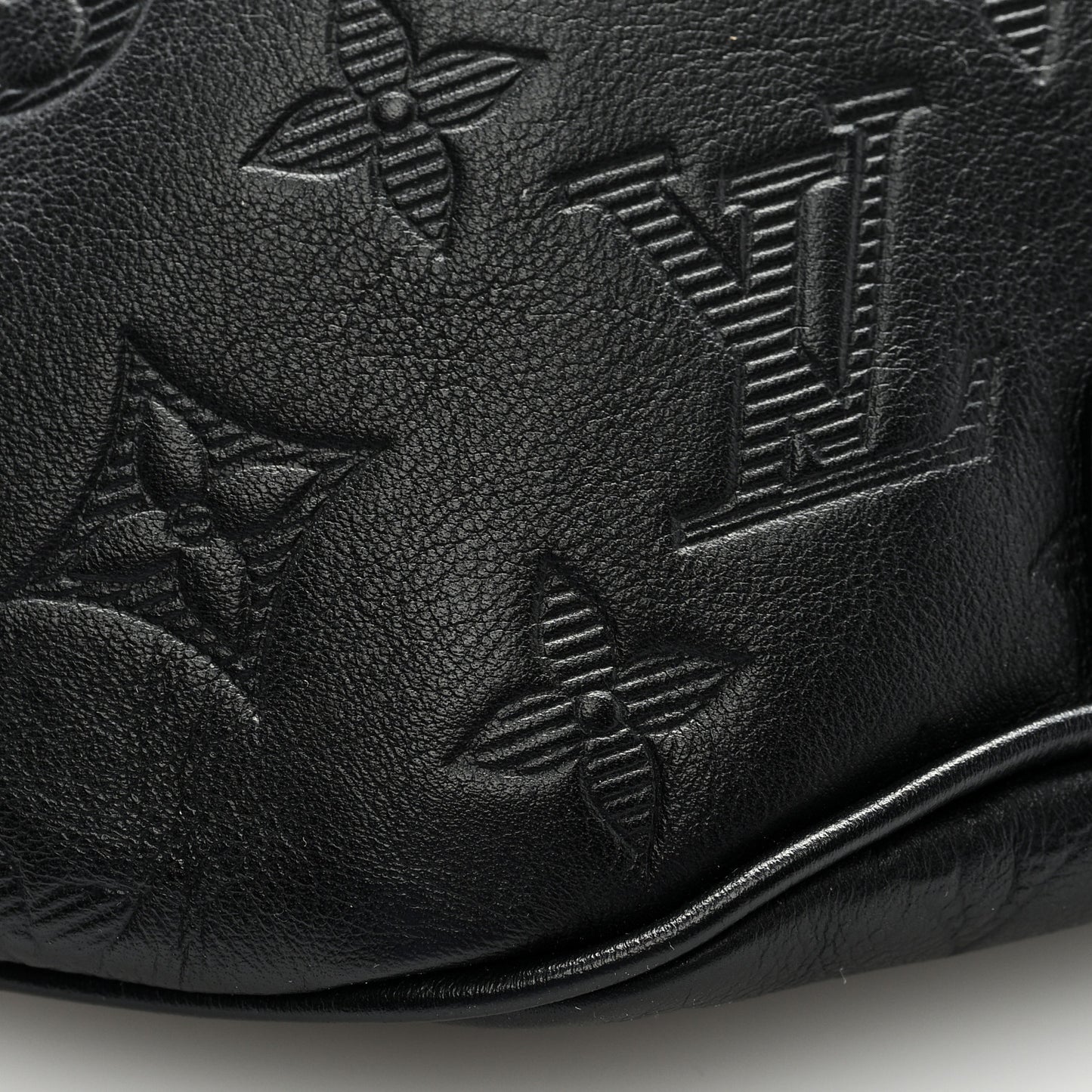 Calfskin Monogram Shadow Discovery Bumbag Black