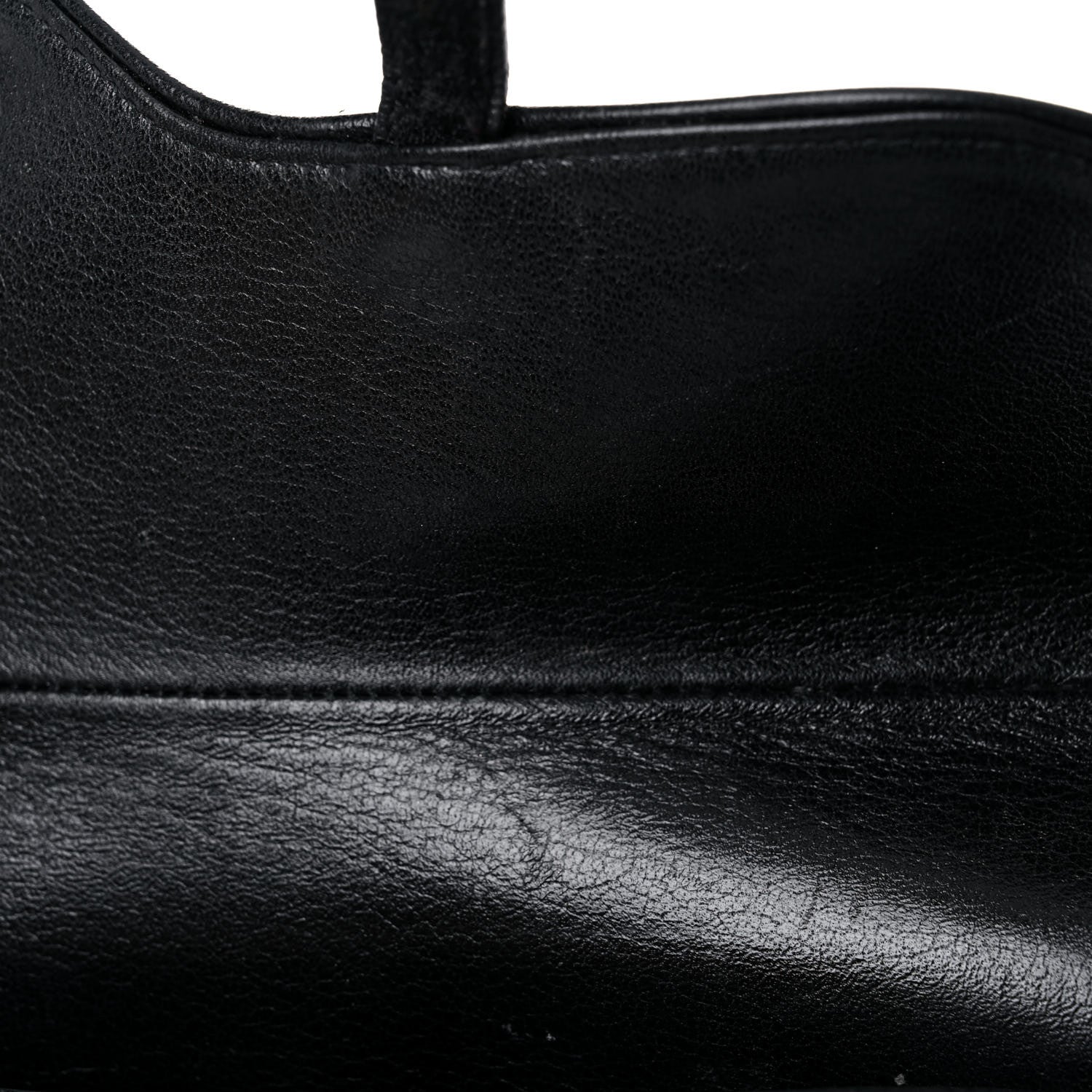 Christian Dior Calfskin Saddle Bag Black 13 of 25