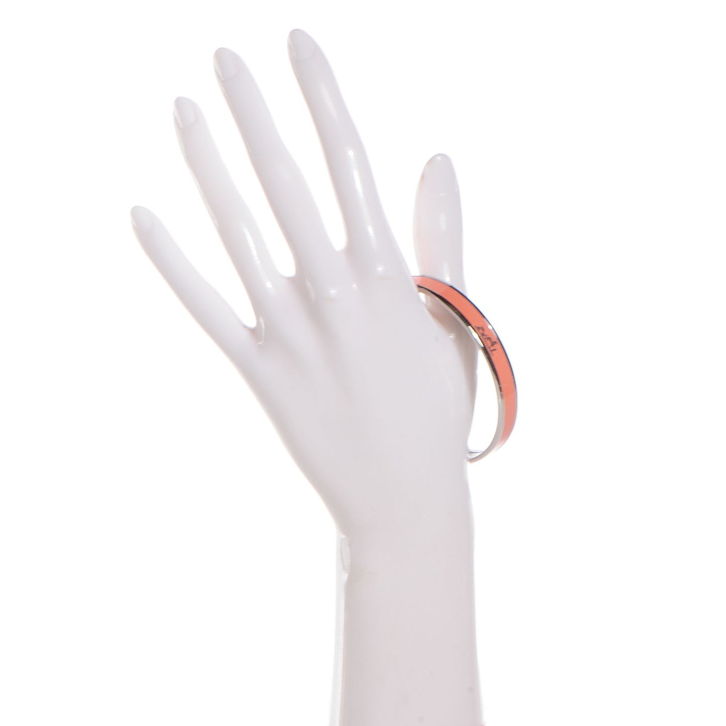 Enamel Printed Caleche Narrow Bracelet 62 Mango