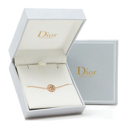 Christian Dior 18K Rose Gold Diamond Pink Opal Rose Des Vents Bracelet 5 of 5