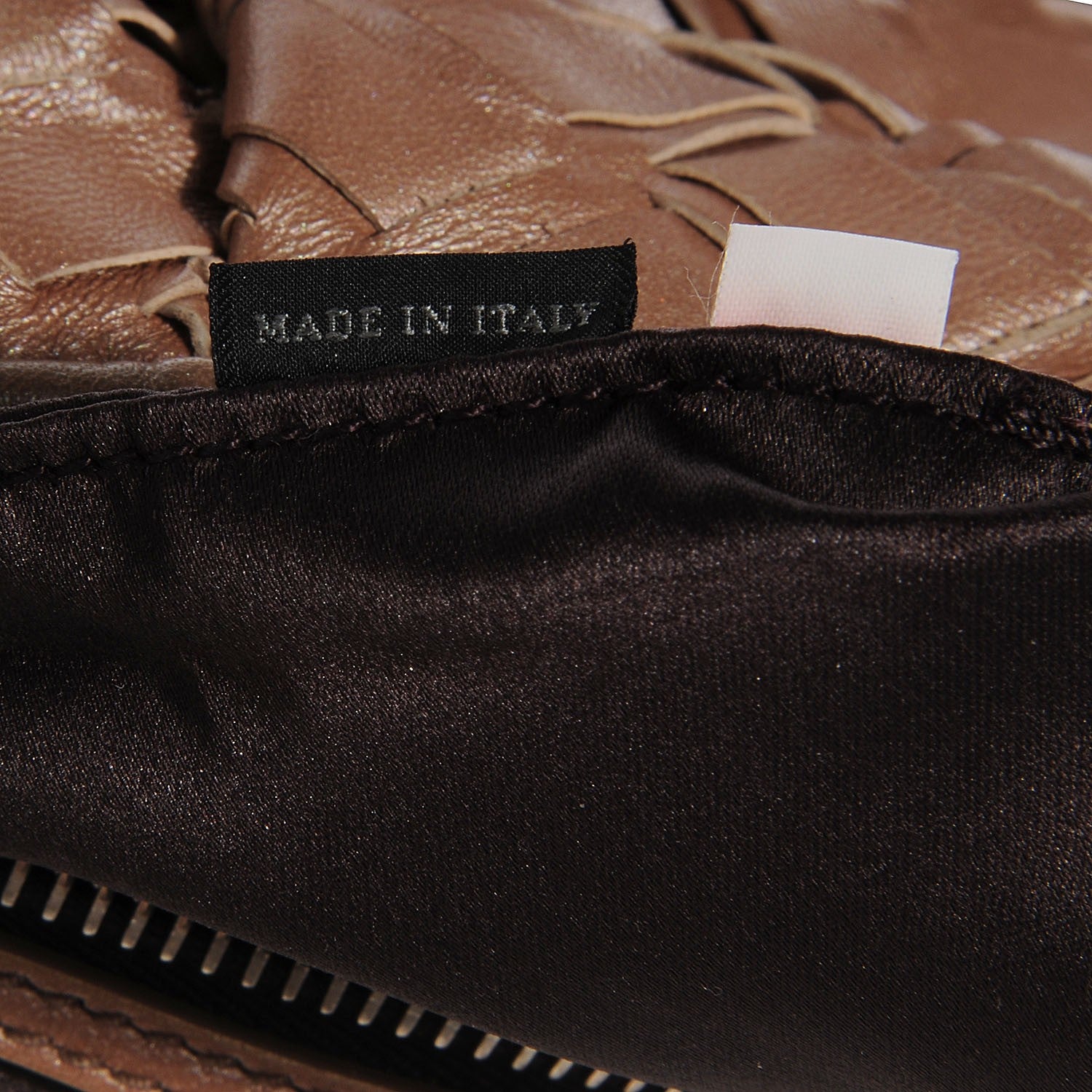 Miu Miu Woven Leather Hobo 7 of 9