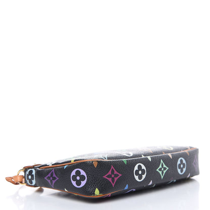 Louis Vuitton Monogram Multicolor Pochette Accessories Black 4 of 12