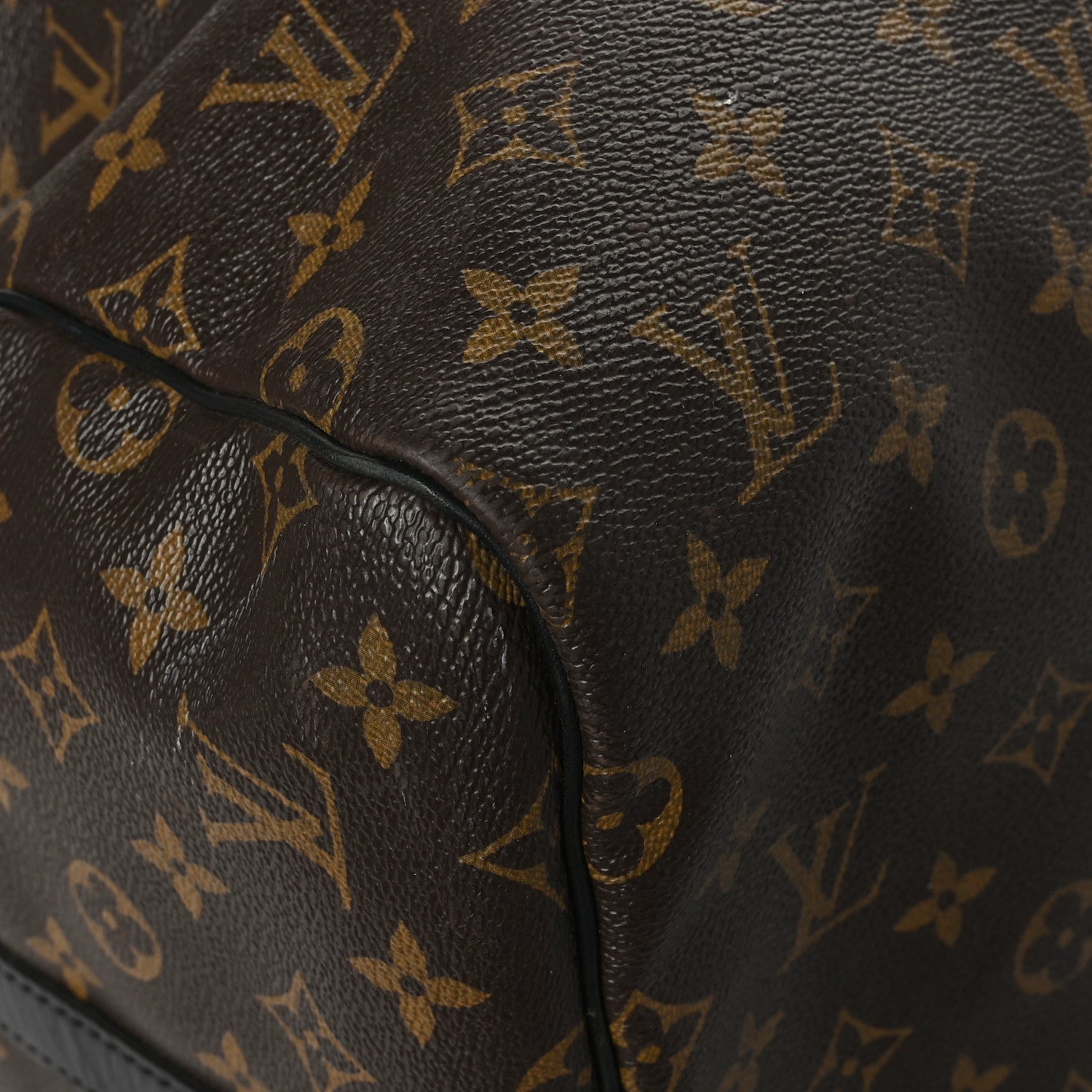 Louis Vuitton Monogram Macassar Keepall Bandouliere 55 8 of 13