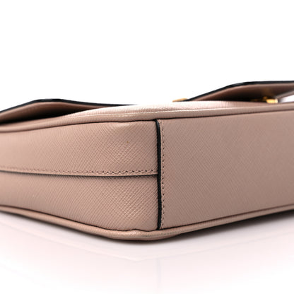 Prada Saffiano Flap Shoulder Bag Cipria 8 of 12