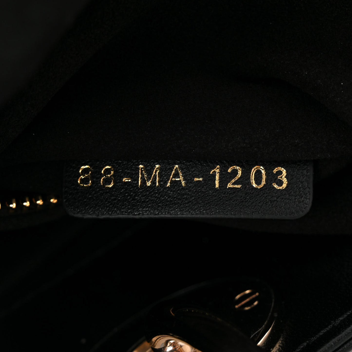 Lambskin Cannage Small My ABCDior Lady Dior Black