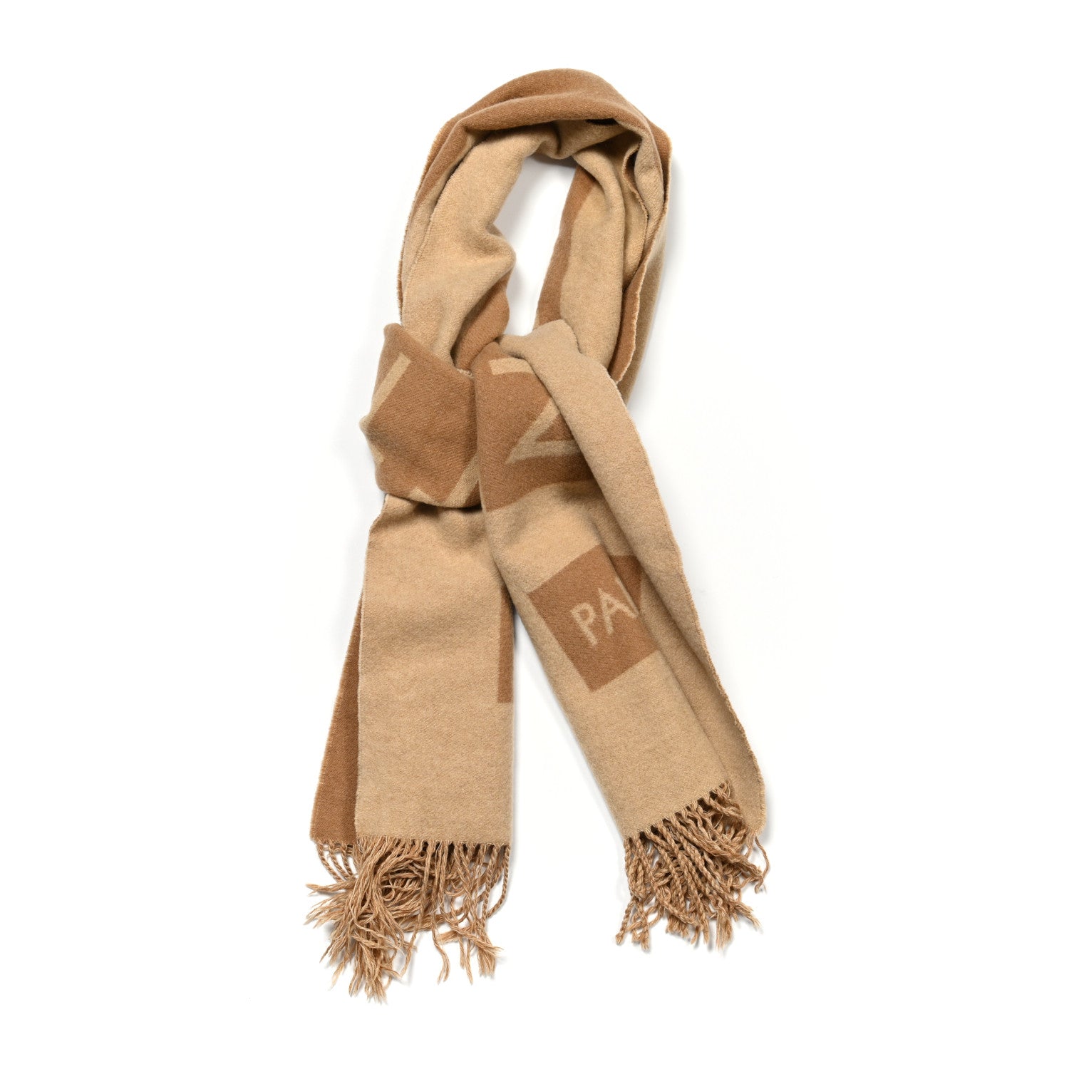 Louis Vuitton Cashmere Baroda Scarf Camel 1 of 5