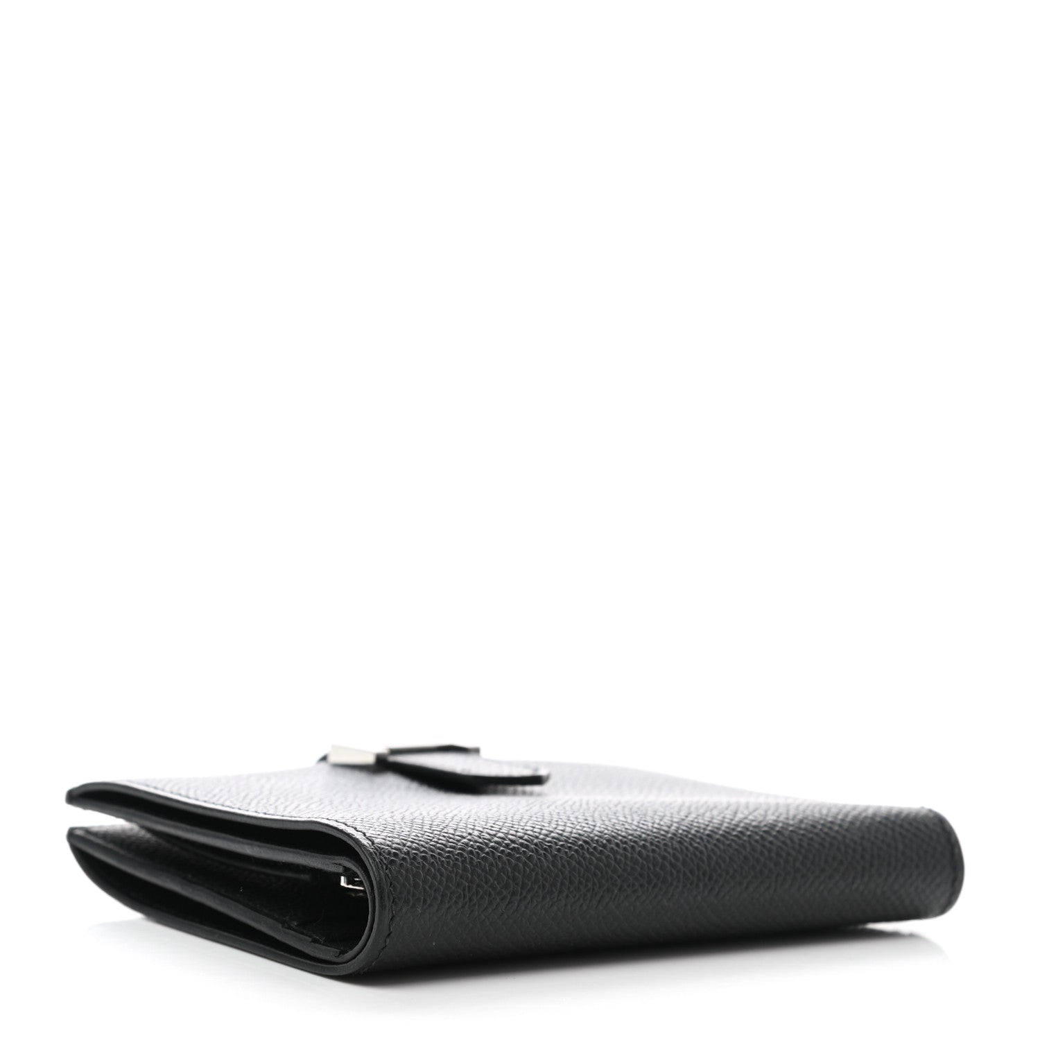 Hermes Epsom Bearn Compact Wallet Black 4 of 7