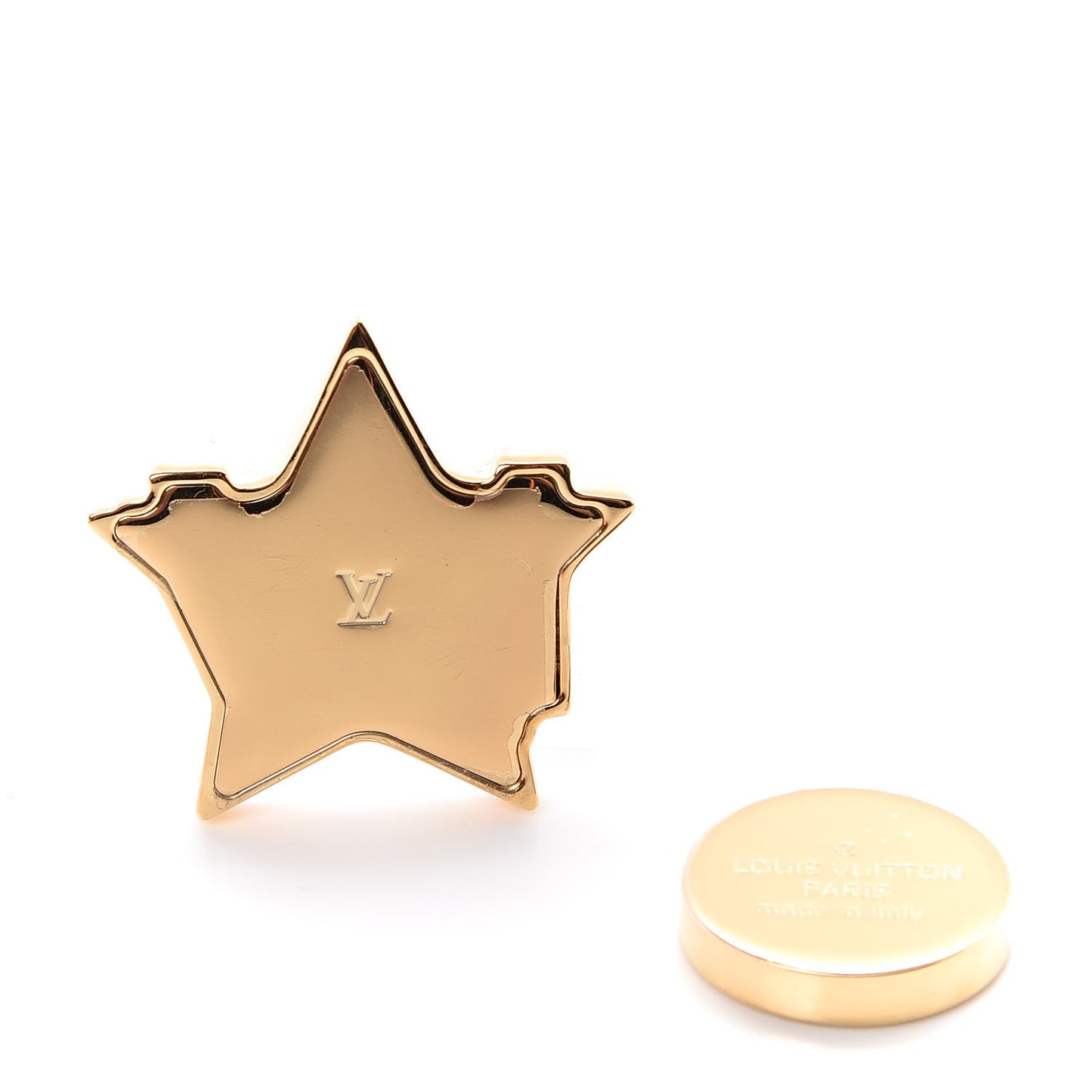 LV Summer Feel Star Coin Magnet Brooch