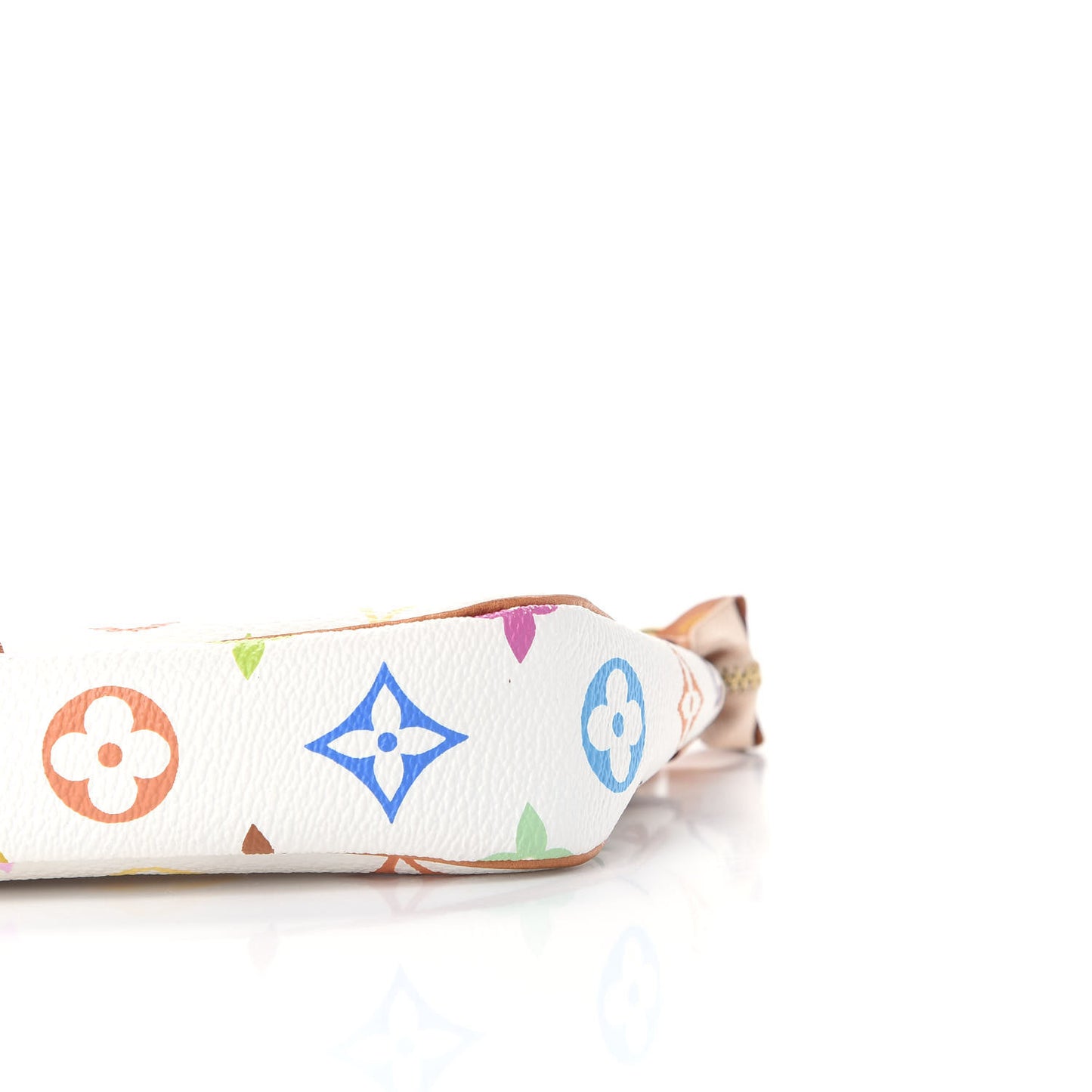 Monogram Multicolor Pochette Accessories White