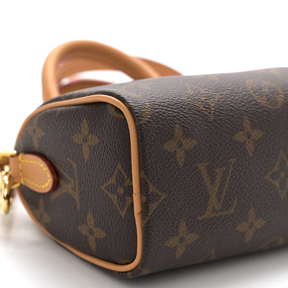 Louis Vuitton Monogram Nano Speedy Bandouliere 9 of 10