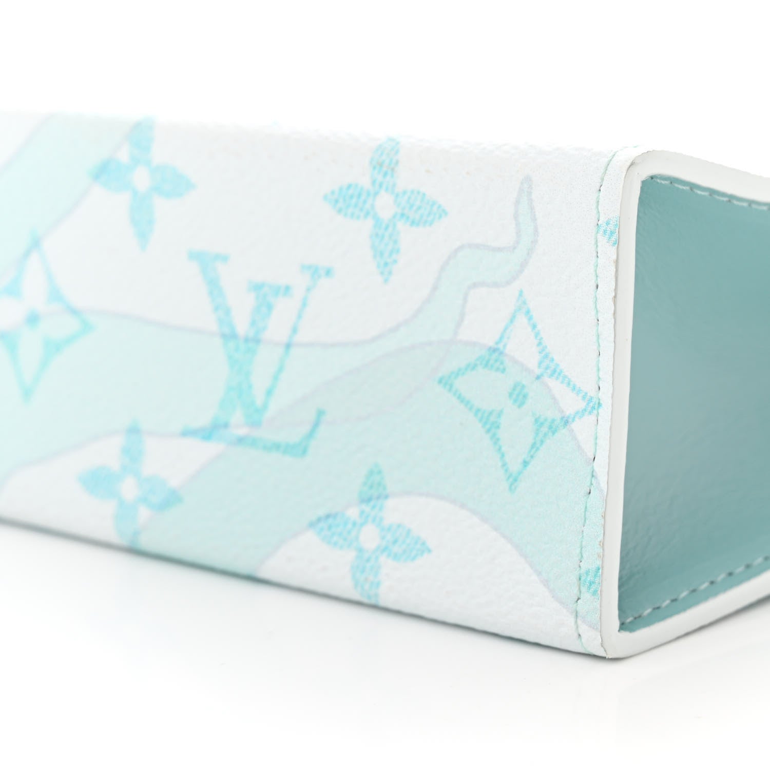 Louis Vuitton Monogram Aquagarden Pochette Voyage MM Crystal Blue 9 of 9