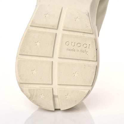 Gucci X DISNEY Calfskin Donald Duck Mens Rhyton Sneakers 9.5 Ivory 7 of 19