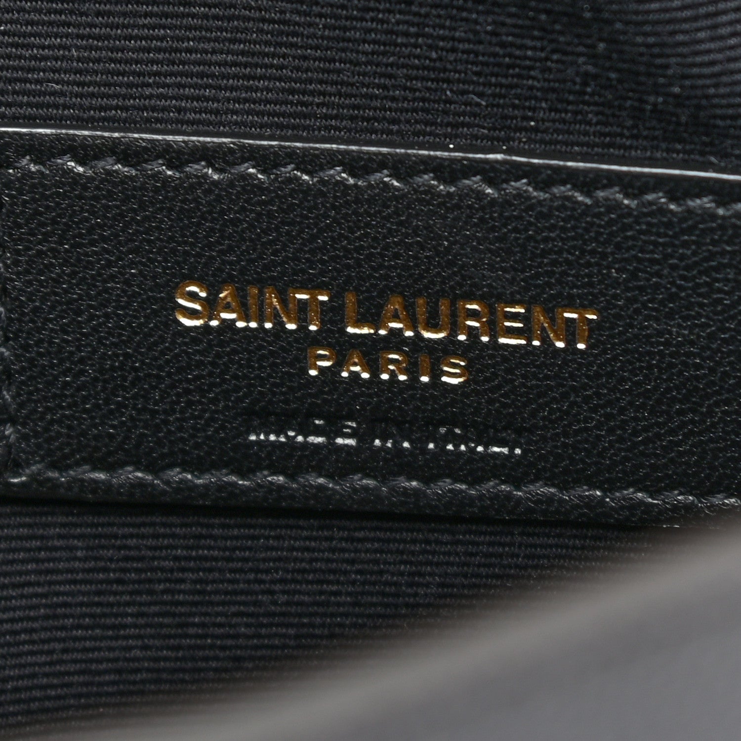 Saint Laurent Grain De Poudre Uptown Pouch Pebble 6 of 7